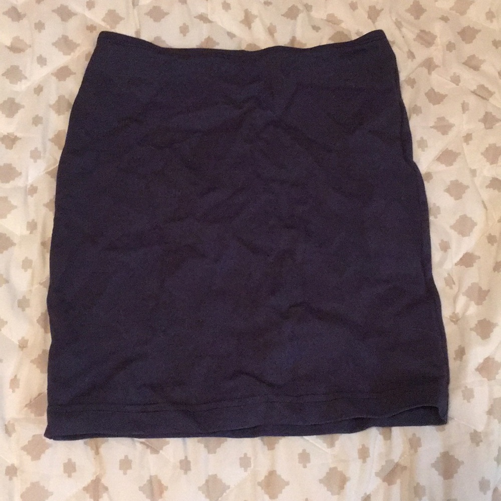 American apparel short mini skirt dark blue grey